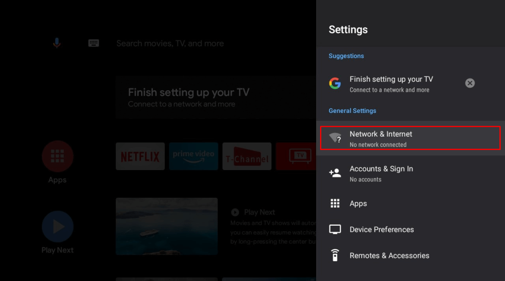 How to Connect Sharp TV to WiFi - Select Network and Internet