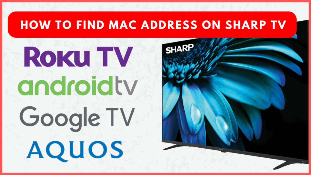 How to Find MAC Address on Sharp TV