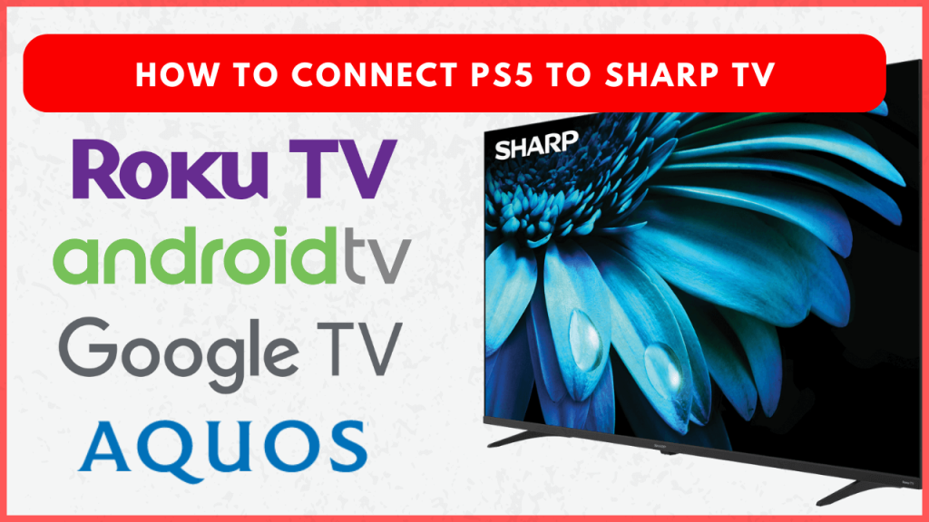 Connect PS5 to Sharp TV