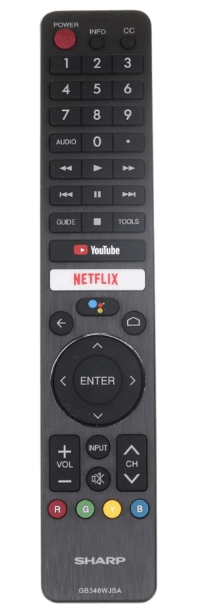 Program Sharp Android TV Remote