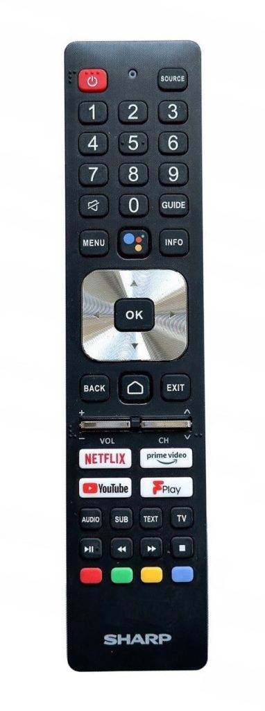 Program Sharp Google TV Remote