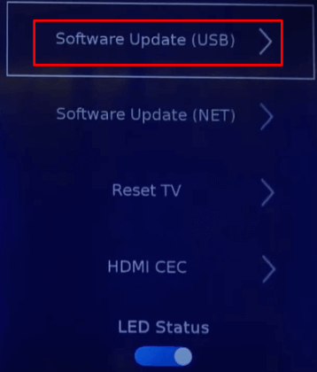 Update TV Firmware 