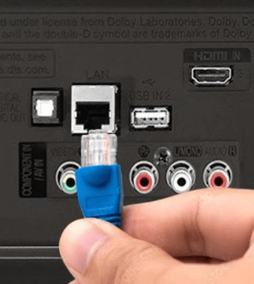 Connect Sharp TV to Internet Via Ethernet Cable to Reduce Lag