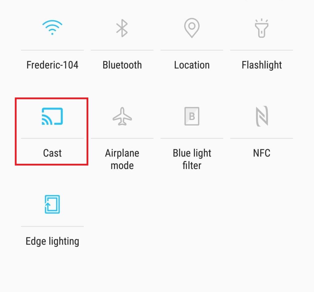 Click Cast on Android Smartphone